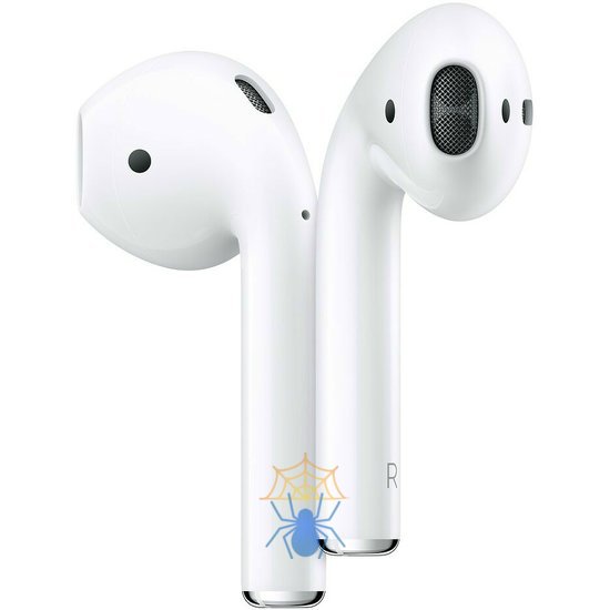 Гарнитура вкладыши Apple AirPods 2 A2032/A2031/A1602 белый беспроводные bluetooth в ушной раковине (MV7N2HN/A) фото 2