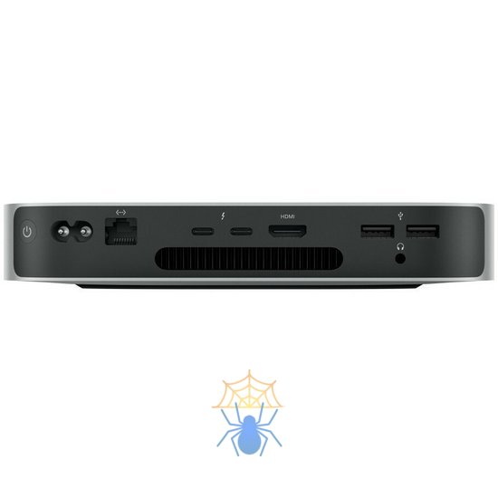 ПК Apple Mac mini A2686 slim M2 8 core (3.49) 16Gb SSD512Gb 10 core GPU macOS GbitEth WiFi BT серебристый (Z16L0002T) фото 4