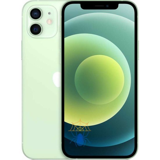 Смартфон Apple A2403 iPhone 12 128Gb 4Gb зеленый моноблок 3G 4G 1Sim 6.1" 1170x2532 iOS 15 12Mpix 802.11 a/b/g/n/ac/ax NFC GPS GSM900/1800 GSM1900 TouchSc Protect фото