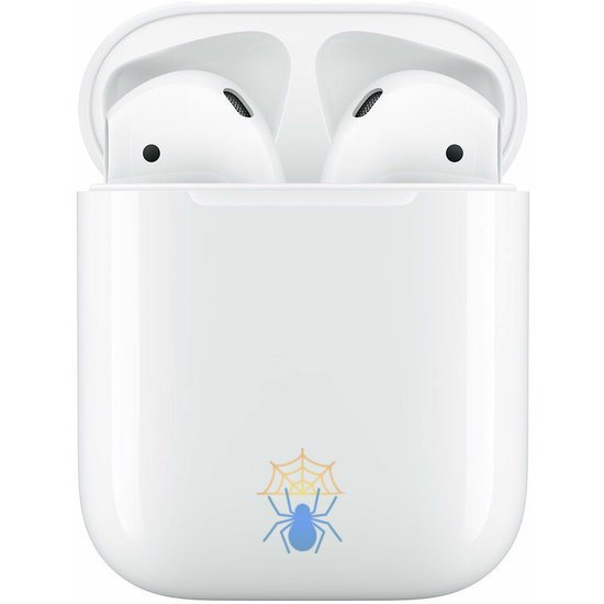 Гарнитура вкладыши Apple AirPods 2 A2032/A2031/A1602 белый беспроводные bluetooth в ушной раковине (MV7N2HN/A) фото