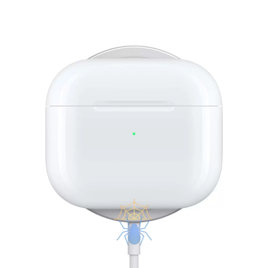 Гарнитура вкладыши Apple AirPods 3 A2565/A2564/A2566 MagSafe белый беспроводные bluetooth в ушной раковине (MME73ZA/A) фото 5