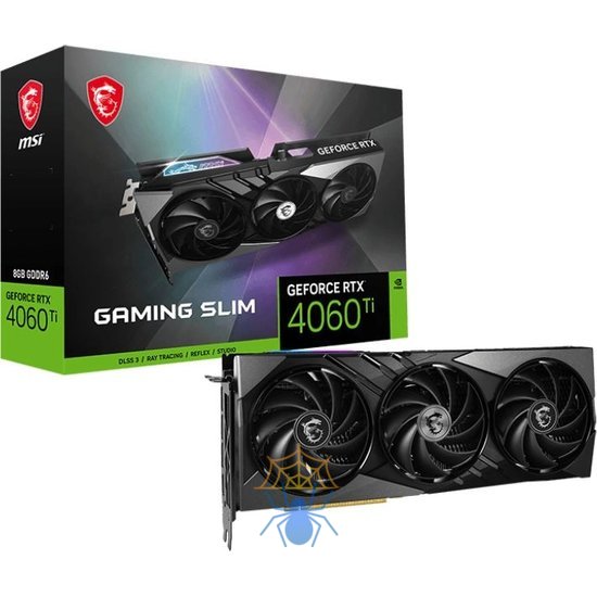 Видеокарта NVIDIA GeForce RTX 4060 Ti MSI 8Gb RTX 4060 Ti GAMING SLIM 8G фото 5