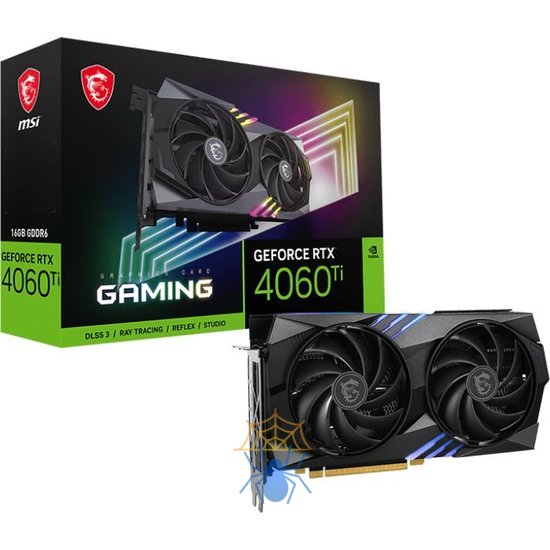 Видеокарта NVIDIA GeForce RTX 4060 Ti MSI 16Gb RTX 4060 TI GAMING 16G фото 5