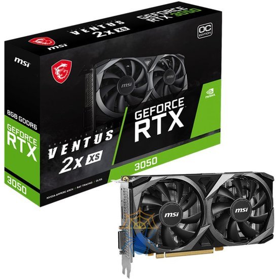 Видеокарта NVIDIA GeForce RTX 3050 MSI 8Gb RTX 3050 VENTUS 2X XS 8G OC фото 5