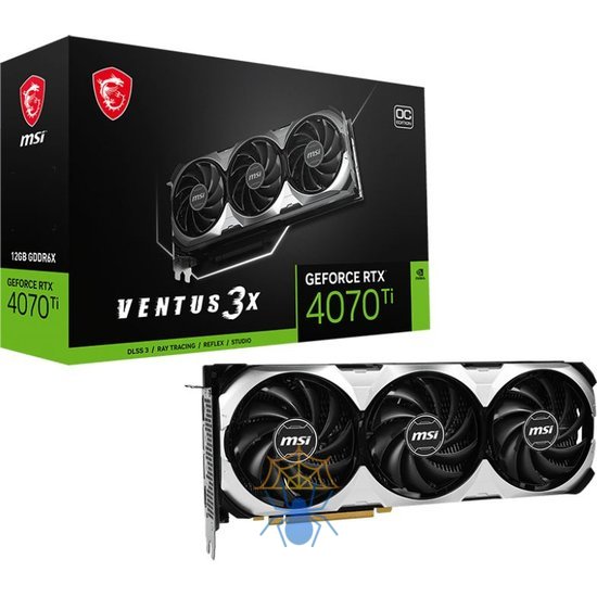 Видеокарта MSI RTX 4070 TI VENTUS 3X E112GOC фото 5