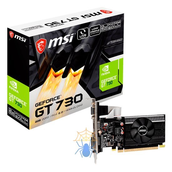 Видеокарта MSI GT 730 N730K-2GD3/LP фото 4