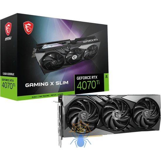 Видеокарта NVIDIA GeForce RTX 4070 Ti MSI 12Gb RTX 4070 Ti GAMING X SLIM 12G фото 5