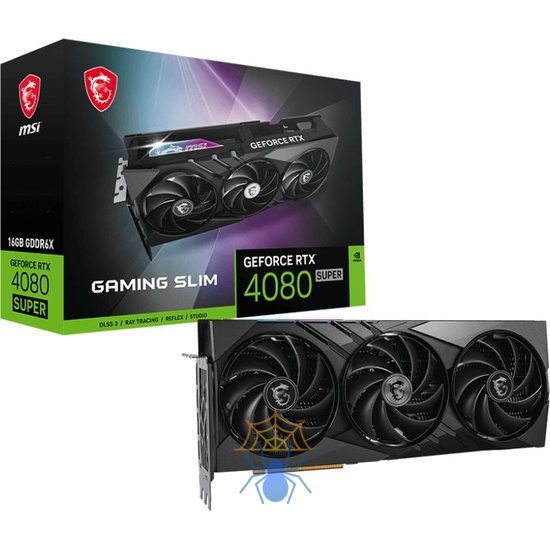 Видеокарта NVIDIA GeForce RTX 4080 Super MSI 16Gb RTX 4080 SUPER 16G GAMING SLIM фото 5