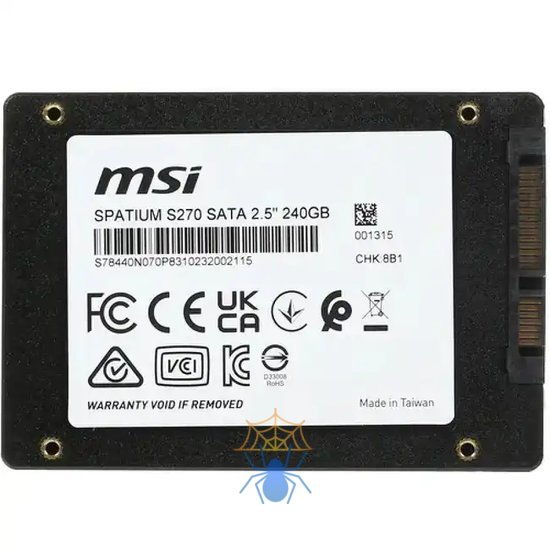 SSD MSI SPATIUM S270 S78-440N070-P83 фото 2