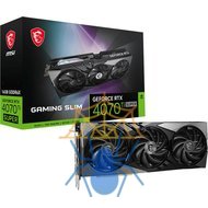 Видеокарта MSI PCI-E 4.0 RTX 4070 Ti SUPER 16G GAMING X SLIM фото 5