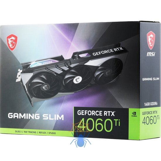 Видеокарта NVIDIA GeForce RTX 4060 Ti MSI 16Gb RTX 4060 TI GAMING SLIM 16G фото 8