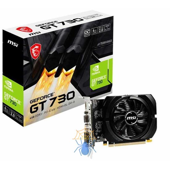 Видеокарта MSI GeForce GT 730 4GB N730K-4GD3/OCV1 фото 5