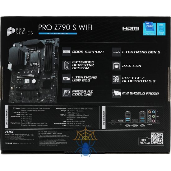 Материнская плата MSI PRO Z790-S WIFI PRO Z790-S WIFI фото 18