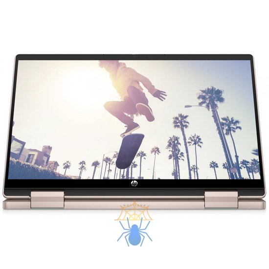 Ноутбук HP Pavilion x360 14-ek2003ci Core 5 120U 16Gb SSD512Gb Intel Graphics 14" IPS Touch FHD (1920x1080) Free DOS rose gold WiFi BT Cam (A1AA0EA) фото 5