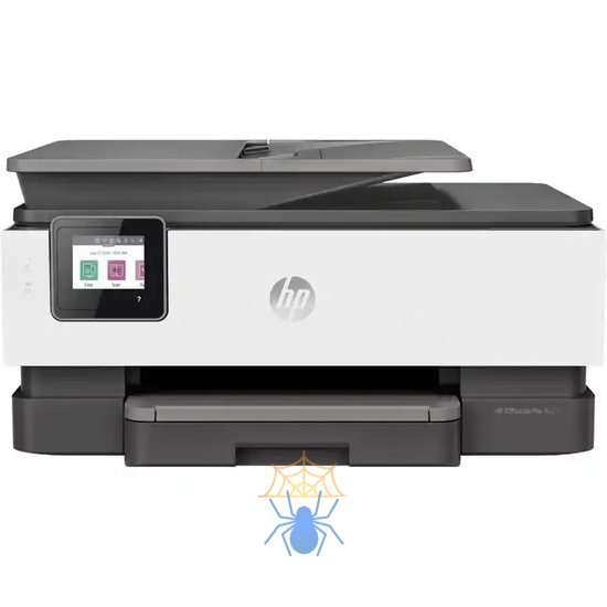 МФУ струйный HP OfficeJet 8023 (1KR64B) A4 Duplex WiFi USB RJ-45 черный/белый фото