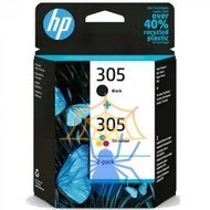 Картридж струйный HP 305 6ZD17AE черный/трехцветный (120стр.) (2мл) для HP DJ 2300, 2700, 2730, 4100, 4134 фото