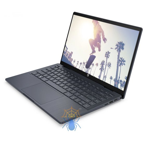 Ноутбук HP Pavilion x360 14-ek1028ci Core i3 1315U 8Gb SSD512Gb Intel UHD Graphics 14" IPS Touch FHD (1920x1080) Free DOS blue WiFi BT Cam (A02N0EA) фото 2