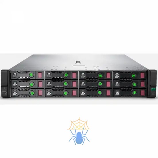 Сервер ProLiant DL380 G10 12LFF Rack(2U)/no:CPU,Mem,HDD,DVD,PSU,HS,Net/P816i-a(4Gb/RAID 0/1/10/5/50/6/60)/6PFansHP/iLOstd/EasyRK фото