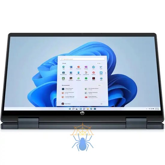 Ноутбук HP Pavilion x360 14-ek1026ci Core i7 1355U 16Gb SSD512Gb Intel Iris Xe graphics 14" IPS Touch FHD (1920x1080) Free DOS blue WiFi BT Cam (9D3T2EA) фото 2