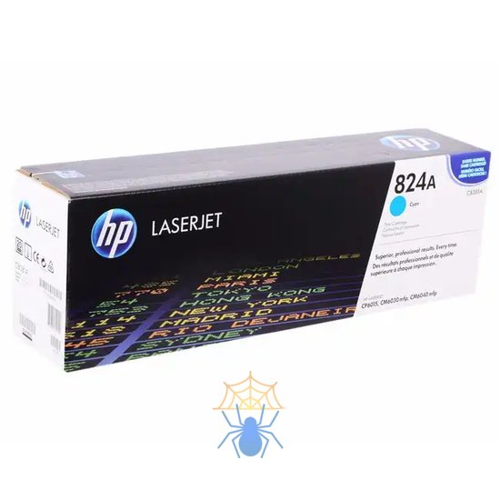 Картридж лазерный HP 824A CB381A голубой (21000стр.) для HP CLJ CM6030/CM6040 фото