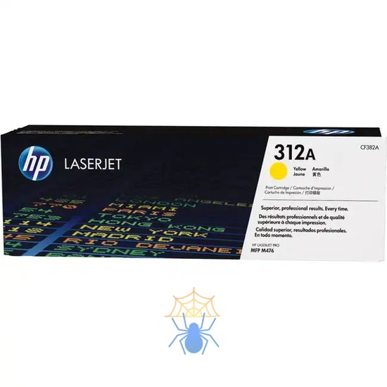 Картридж лазерный HP 312A CF382A желтый (2400стр.) для HP CLJ Pro M476 фото