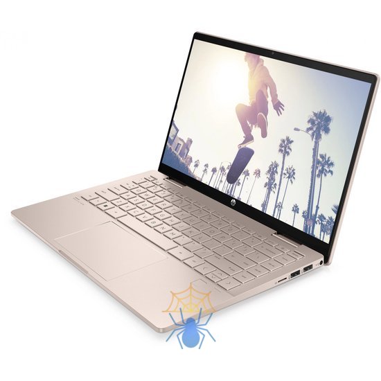 Ноутбук HP Pavilion x360 14-ek2003ci Core 5 120U 16Gb SSD512Gb Intel Graphics 14" IPS Touch FHD (1920x1080) Free DOS rose gold WiFi BT Cam (A1AA0EA) фото 2