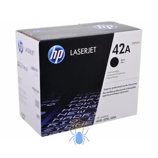 Картридж лазерный HP Q5942A черный (10000стр.) для HP LJ 4250/4350 фото