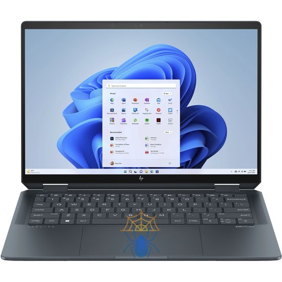 Ноутбук HP Spectre x360 14-eu0002ci Core Ultra 7 155H 16Gb SSD1Tb Intel Arc 14" OLED Touch 2.8K (2880x1800) Windows 11 Home blue WiFi BT Cam (A19GHEA) фото