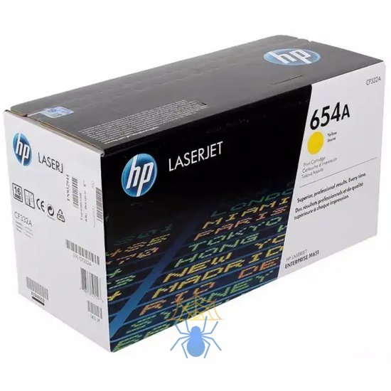 Картридж лазерный HP 654A CF332A желтый (15000стр.) для HP CLJ Ent M651n/M651dn/M651xh/M680dn/M680f фото