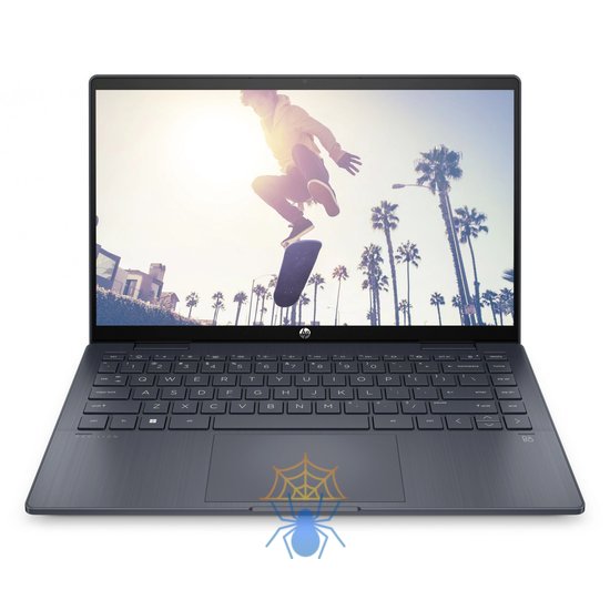 Ноутбук HP Pavilion x360 14-ek1028ci Core i3 1315U 8Gb SSD512Gb Intel UHD Graphics 14" IPS Touch FHD (1920x1080) Free DOS blue WiFi BT Cam (A02N0EA) фото