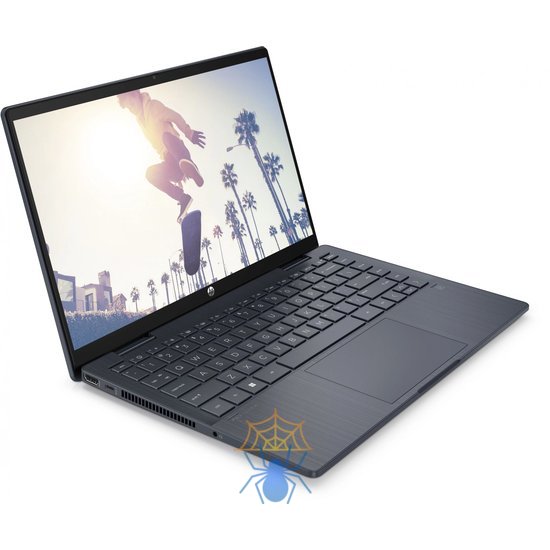 Ноутбук HP Pavilion x360 14-ek1028ci Core i3 1315U 8Gb SSD512Gb Intel UHD Graphics 14" IPS Touch FHD (1920x1080) Free DOS blue WiFi BT Cam (A02N0EA) фото 3