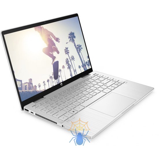 Ноутбук HP Pavilion x360 14-ek1016ci Core i5 1335U 16Gb SSD512Gb Intel Iris Xe graphics 14" IPS Touch FHD (1920x1080) Free DOS silver WiFi BT Cam (84K35EA) фото 3