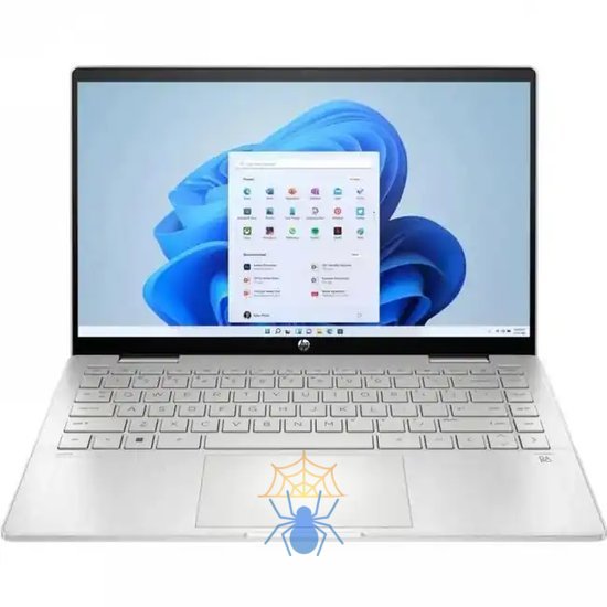 Ноутбук HP Pavilion x360 14-ek1015ci Core i7 1355U 16Gb SSD512Gb Intel Iris Xe graphics 14" IPS Touch FHD (1920x1080) Free DOS silver WiFi BT Cam (84J78EA) фото 2