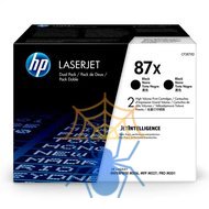 Картридж лазерный HP 87X CF287XD черный двойная упак. (36000стр.) для HP LJ Ent M506/M527 фото