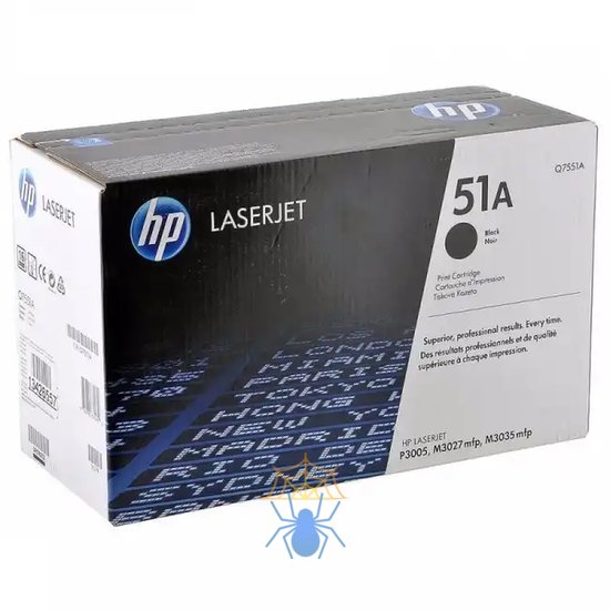 Картридж лазерный HP 51A Q7551A черный (6500стр.) для HP LJ P3005/M3035/M3027 фото