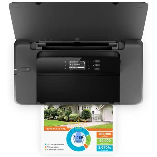 Принтер струйный HP OfficeJet 202 (N4K99C) A4 WiFi USB черный фото 4