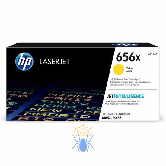 Картридж лазерный HP 656X CF462X желтый (22000стр.) для HP M652/653 фото