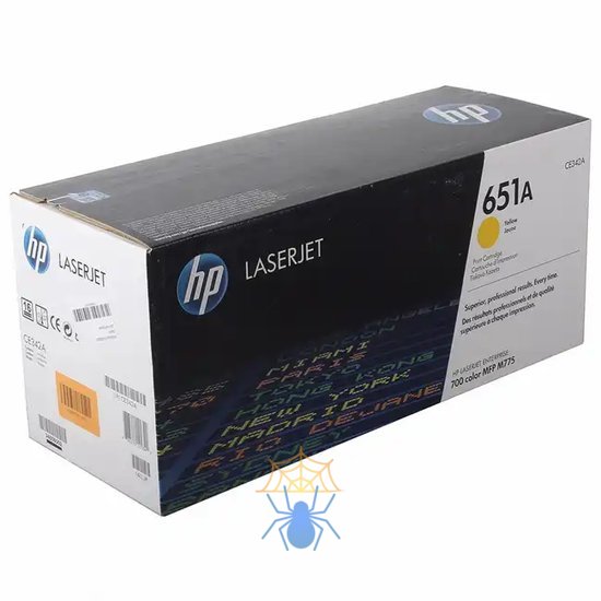 Картридж лазерный HP 651A CE342A желтый (16000стр.) для HP LJ 700/775 фото