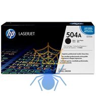 Картридж лазерный HP 504A CE250A черный (5000стр.) для HP CM3530/CP3525 фото