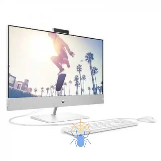 Моноблок HP Pavilion I 27-ca1047ci NT 27" FHD(1920x1080) Core i5-12400T, 8GB DDR4 3200 (2x4GB), SSD 512Gb, Intel Internal graphics, no DVD, kbd&mouse wired, 5MP Webcam, White,FreeDOS, 1Y Wty фото