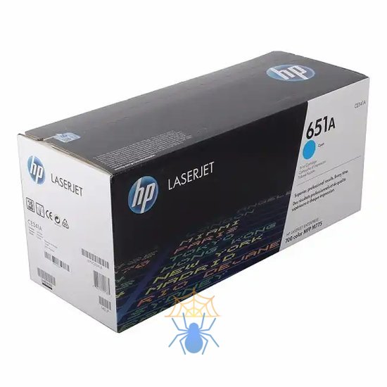 Картридж лазерный HP 651A CE341A голубой (16000стр.) для HP LJ 700/775 фото