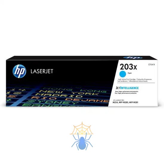 Картридж лазерный HP 203X CF541X голубой (2500стр.) для HP M254/280/281 фото