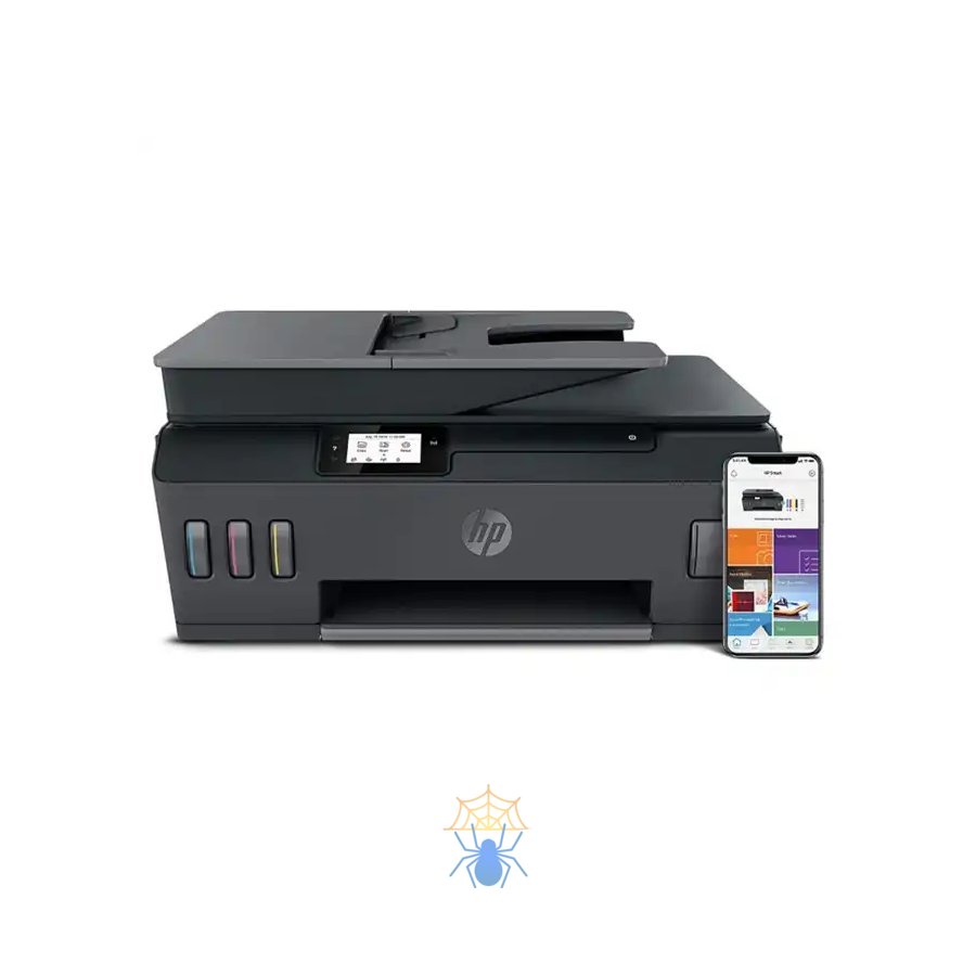 МФУ HP Smart Tank 530 Wireless AiO Printer (A4) ,Color Ink Printer/Scanner/Copier, 1200 dpi, 11/5 ppm, 1.2GHz, Duty 1000p, Tray 100, USB,WiFi, СНПЧ, Inbox: 3xHP GT53XL Black Ink Bottle (6000 p), HP GT52 Colors Ink Bottles (8000p) фото