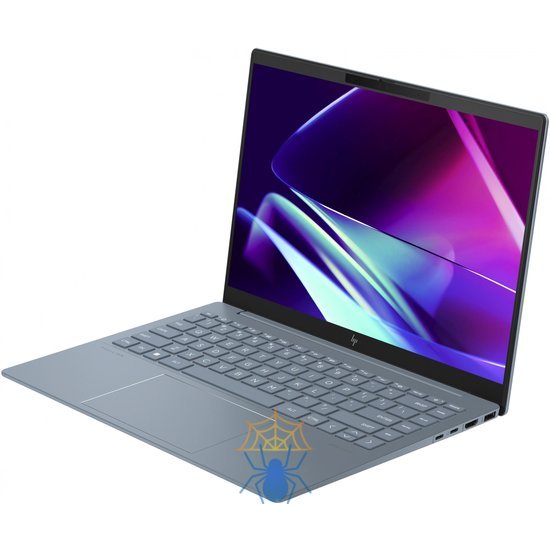 Ноутбук HP Pavilion Plus 14-eh1014ci Core i5 13500H 16Gb SSD1Tb Intel Iris Xe graphics 14" OLED 2.8K (2880x1800) Free DOS blue WiFi BT Cam (9E689EA) фото 2