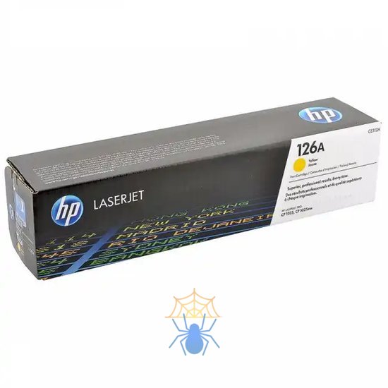 Картридж лазерный HP 126A CE312A желтый (1000стр.) для HP LJ CP1025 фото