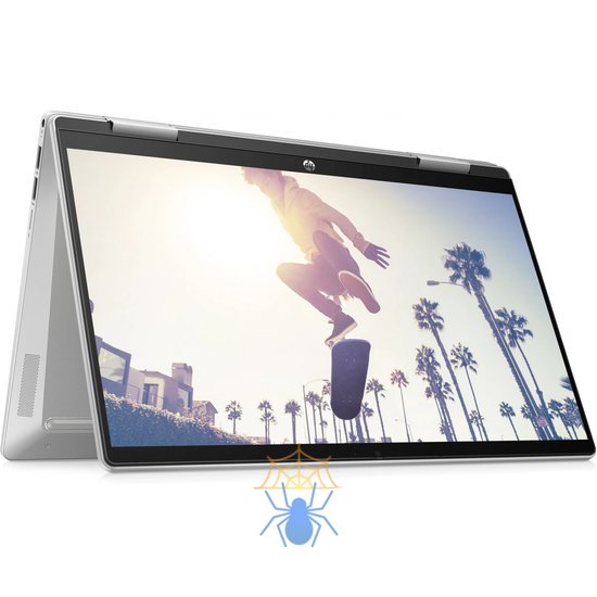 Ноутбук HP Pavilion x360 14-ek2005ci Core 5 120U 16Gb SSD512Gb Intel Graphics 14" IPS Touch FHD (1920x1080) Free DOS silver WiFi BT Cam (A16JVEA) фото 6