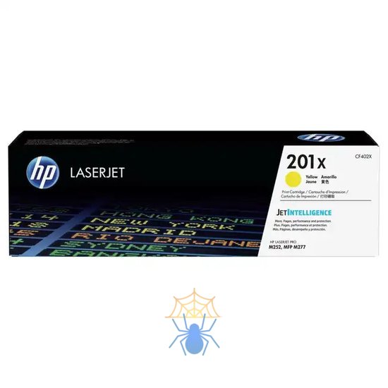 Картридж лазерный HP 201X CF402X желтый (2300стр.) для HP CLJ Pro M252/M277 фото