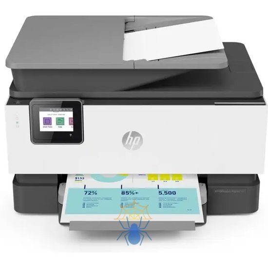 МФУ струйный HP Officejet Pro 9010 AiO (3UK83B) A4 Duplex WiFi белый фото 2