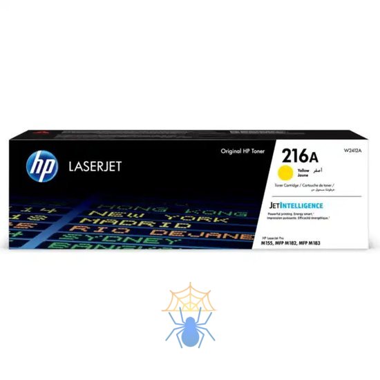 Картридж лазерный HP 216A W2412A желтый (850стр.) для HP MFP M182/ M183 фото