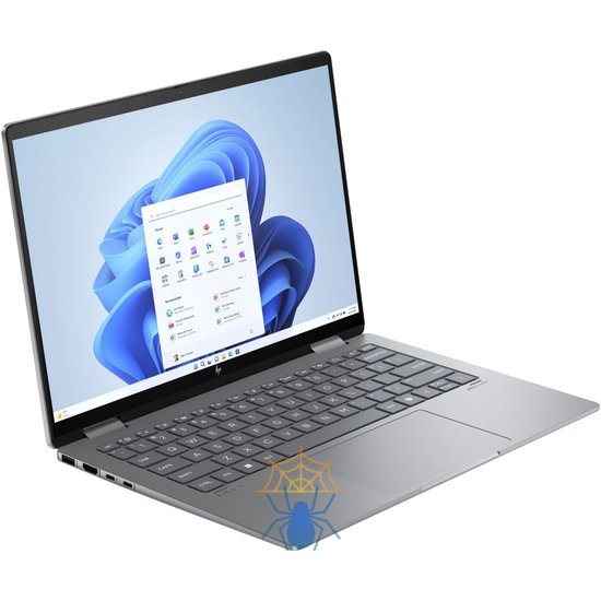 Ноутбук HP Envy x360 14-fc0006ci Core Ultra 7 155U 16Gb SSD512Gb Intel Graphics 14" OLED Touch 2.8K (2880x1800) Windows 11 Home silver WiFi BT Cam (A1AB0EA) фото 3